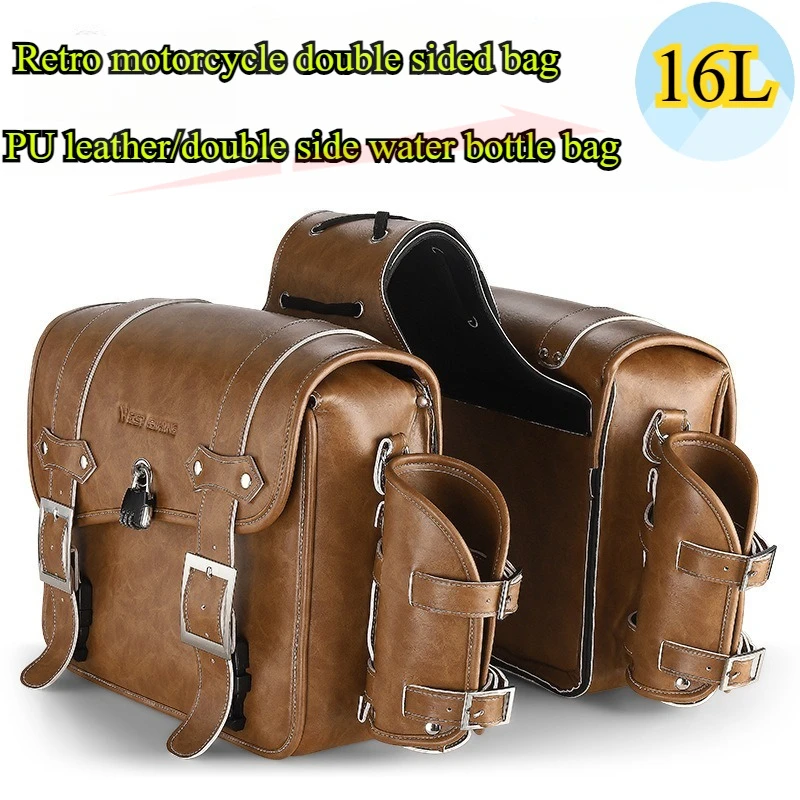 WEST BIKING Motorcycle Vintage Soft Women's Saddle Leather Bags 16L Large Capacity Saddlebags Motorcycle Parts And Accessories
WEST BIKING Motorcycle Vintage Soft Women's Saddle Leather Bags 16L Large Capacity Saddlebags Motorcycle Parts And Accessories