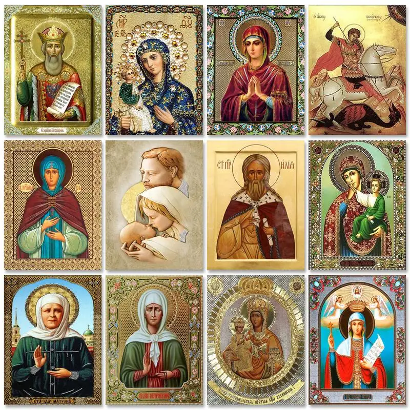 CHENISTORY Full Round Square Drill Diamond Painting With Frame Religious Godess God Mosaic Art Adults Crafts Handmade Embroidery
CHENISTORY Full Round Square Drill Diamond Painting With Frame Religious Godess God Mosaic Art Adults Crafts Handmade Embroidery