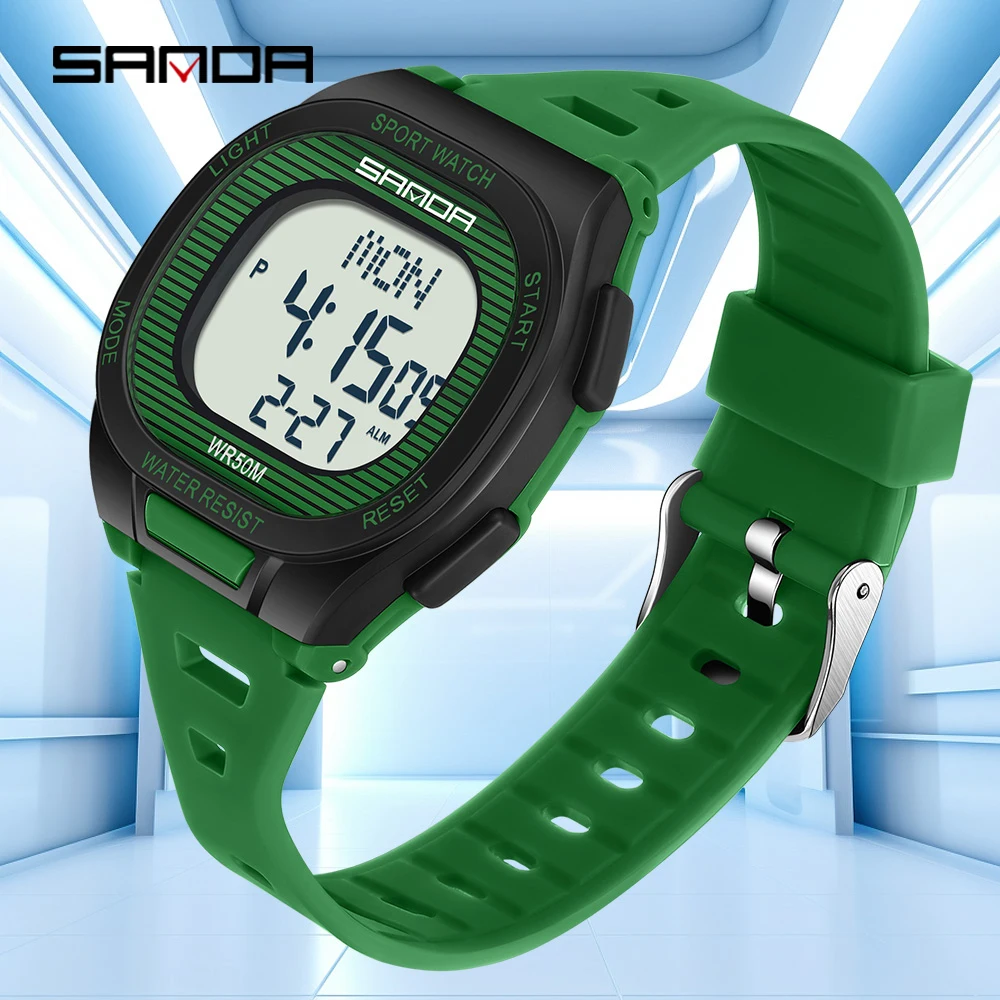 Fashion SANDA New 2195 Fashion Men's Electronic Watch Outdoor Sports Waterproof Timing LED Men's Electronic Watches 2025
Fashion SANDA New 2195 Fashion Men's Electronic Watch Outdoor Sports Waterproof Timing LED Men's Electronic Watches 2025