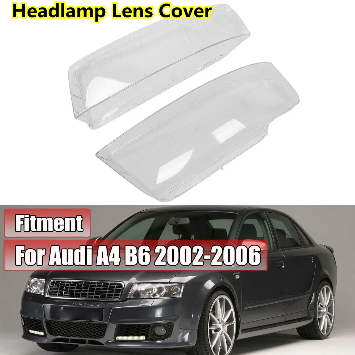 Headlight Lens Cover For Audi A4 B6 2002 2003 2004 2005 Front Headlamps Glass Headlights Shell Cover Replacement 8E0941030AD
Headlight Lens Cover For Audi A4 B6 2002 2003 2004 2005 Front Headlamps Glass Headlights Shell Cover Replacement 8E0941030AD
