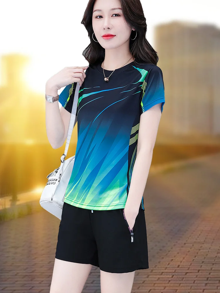 Ice Silk Qui Dry Спортивный комплект Женский летний Новое поступление Тонкий повседневный комплект Faion ort Sve orts Комплект из двух предметов Полиэфирное волокно
Ice Silk Qui Dry Спортивный комплект Женский летний Новое поступление Тонкий повседневный комплект Faion ort Sve orts Комплект из двух предметов Полиэфирное волокно