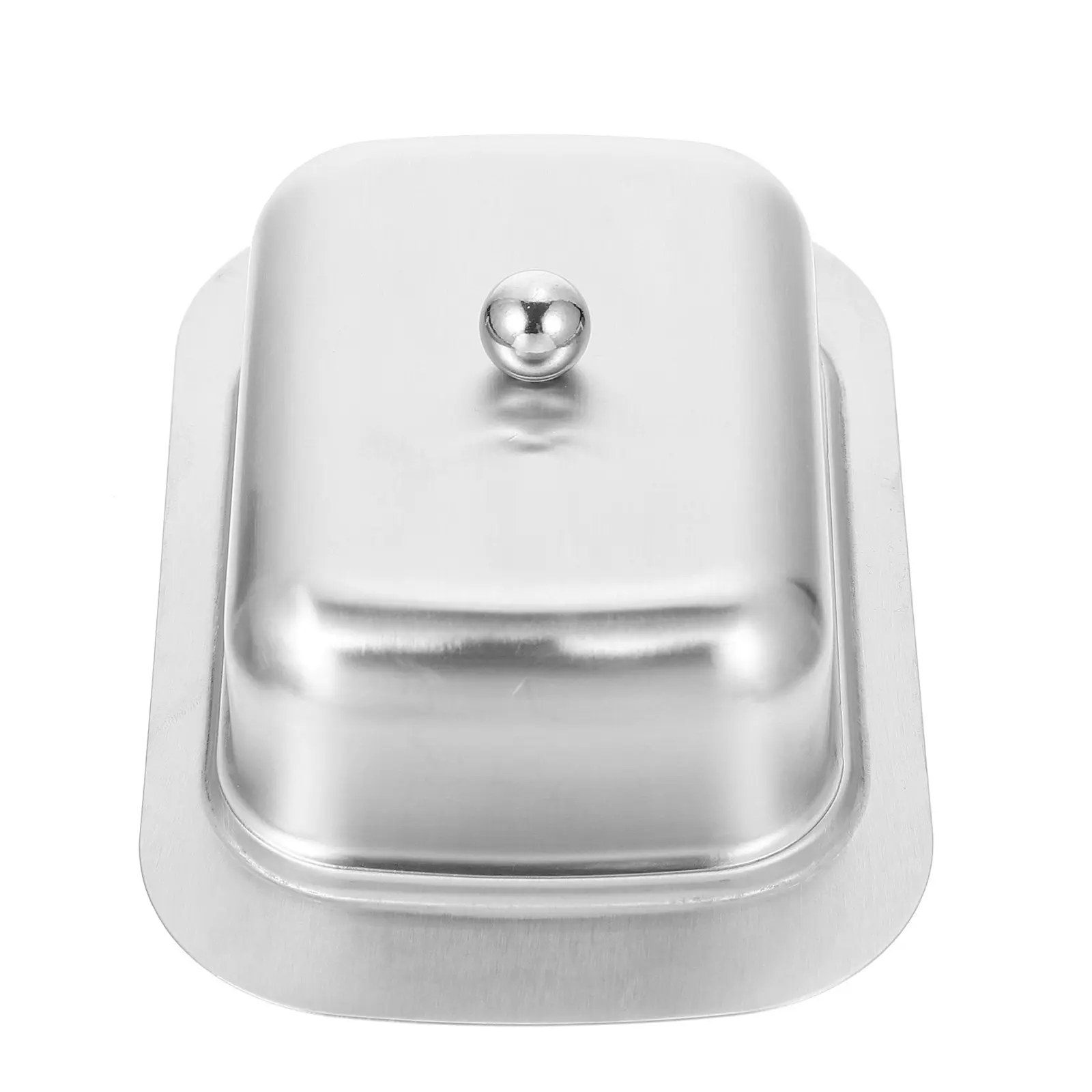 1Pcs Fashionable Stainless Steel Butter Plate with Protective Lid Perfect for Butter Cream Cheese Cakes Desserts Parties Events
1Pcs Fashionable Stainless Steel Butter Plate with Protective Lid Perfect for Butter Cream Cheese Cakes Desserts Parties Events