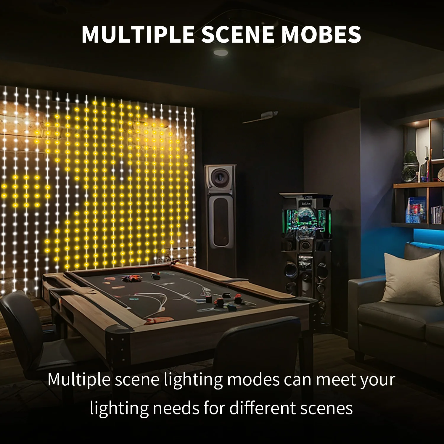 Светодиодная гирлянда с управлением через приложение - 400 светодиодов, питание от USB, синхронизация с музыкой, RGB-подсветка, умные светильники для штор своими руками |
Светодиодная гирлянда с управлением через приложение - 400 светодиодов, питание от USB, синхронизация с музыкой, RGB-подсветка, умные светильники для штор своими руками |