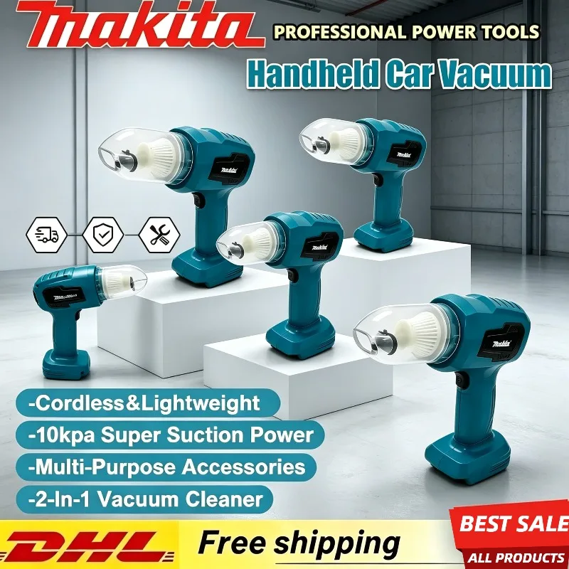 Mini Power Tools Makita Rechargeable Handheld Car Vacuum Cleaner Dust Collect Tool Multifunction Fit 18V 20V Battery
Mini Power Tools Makita Rechargeable Handheld Car Vacuum Cleaner Dust Collect Tool Multifunction Fit 18V 20V Battery