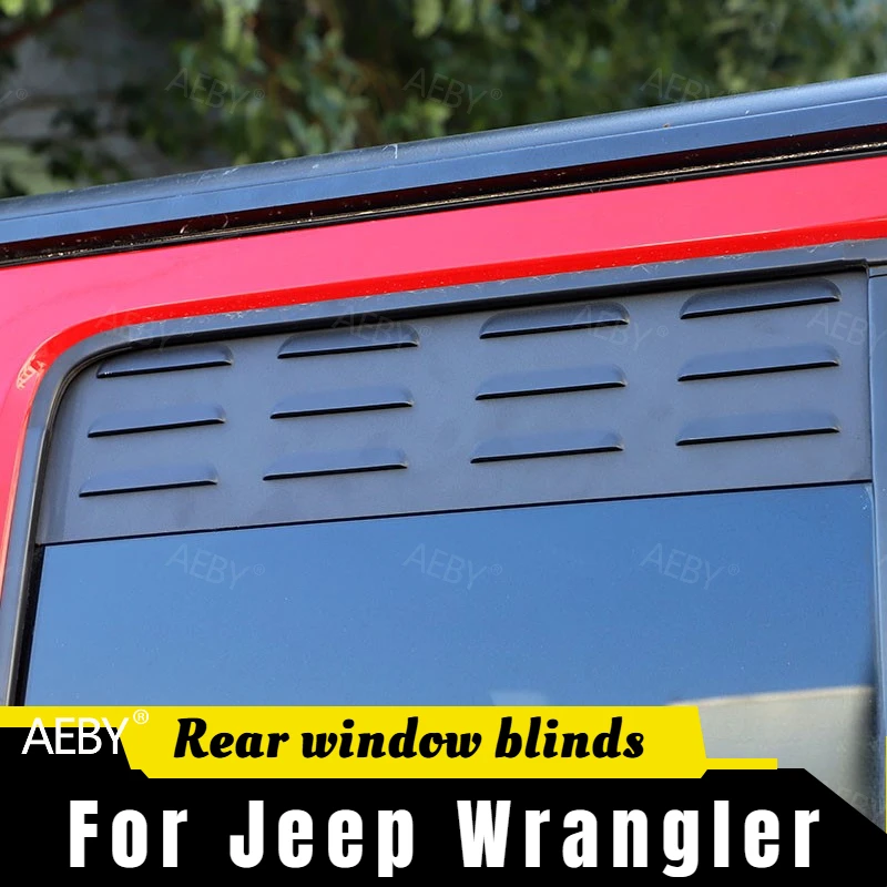 For Jeep Wrangler 2018-2025 Rear Window Louver Ventilation Panel Sun Shade UV Protection Privacy Cover,sun visor,Accessories
For Jeep Wrangler 2018-2025 Rear Window Louver Ventilation Panel Sun Shade UV Protection Privacy Cover,sun visor,Accessories