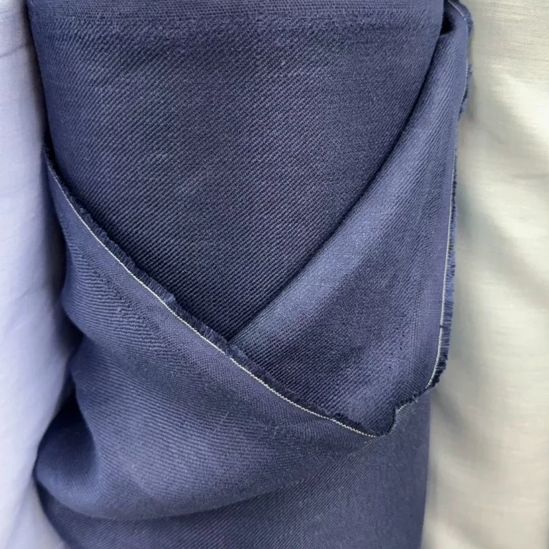 Pure Linen Twill Weave Dark Blue Fabric Breathable Soft Coat Vest Blazer Suit Pants Garment Handmade DIY Home Craft Material
Pure Linen Twill Weave Dark Blue Fabric Breathable Soft Coat Vest Blazer Suit Pants Garment Handmade DIY Home Craft Material