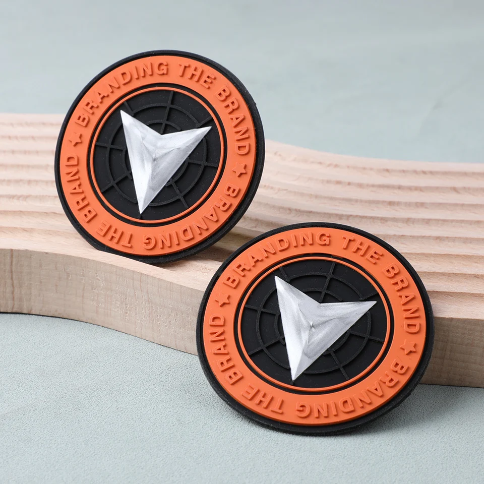 Custom LOGO PVC Rubber Round Patches for Clothing 3D Embossed Patterns rubber logo
Custom LOGO PVC Rubber Round Patches for Clothing 3D Embossed Patterns rubber logo
