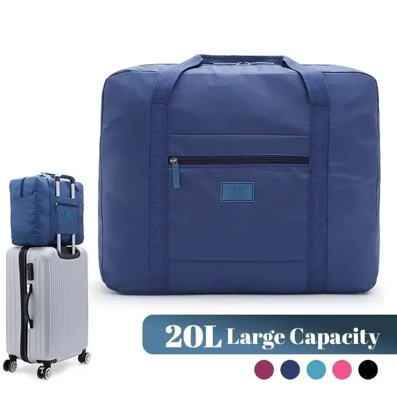 Lightweight Foldable Travel Duffel Bag: Unisex Tote Carry-On Luggage for Weekenders & Overnight Stays
Lightweight Foldable Travel Duffel Bag: Unisex Tote Carry-On Luggage for Weekenders & Overnight Stays
