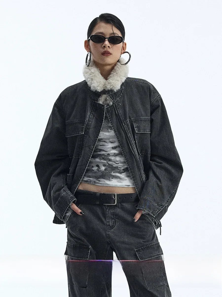 Куртка-спецовка Ourhour с отстегивающимся меховым воротником, моющаяся, с откидным капюшоном, прямого кроя, из хлопка, с длинными рукавами, на молнии
Куртка-спецовка Ourhour с отстегивающимся меховым воротником, моющаяся, с откидным капюшоном, прямого кроя, из хлопка, с длинными рукавами, на молнии