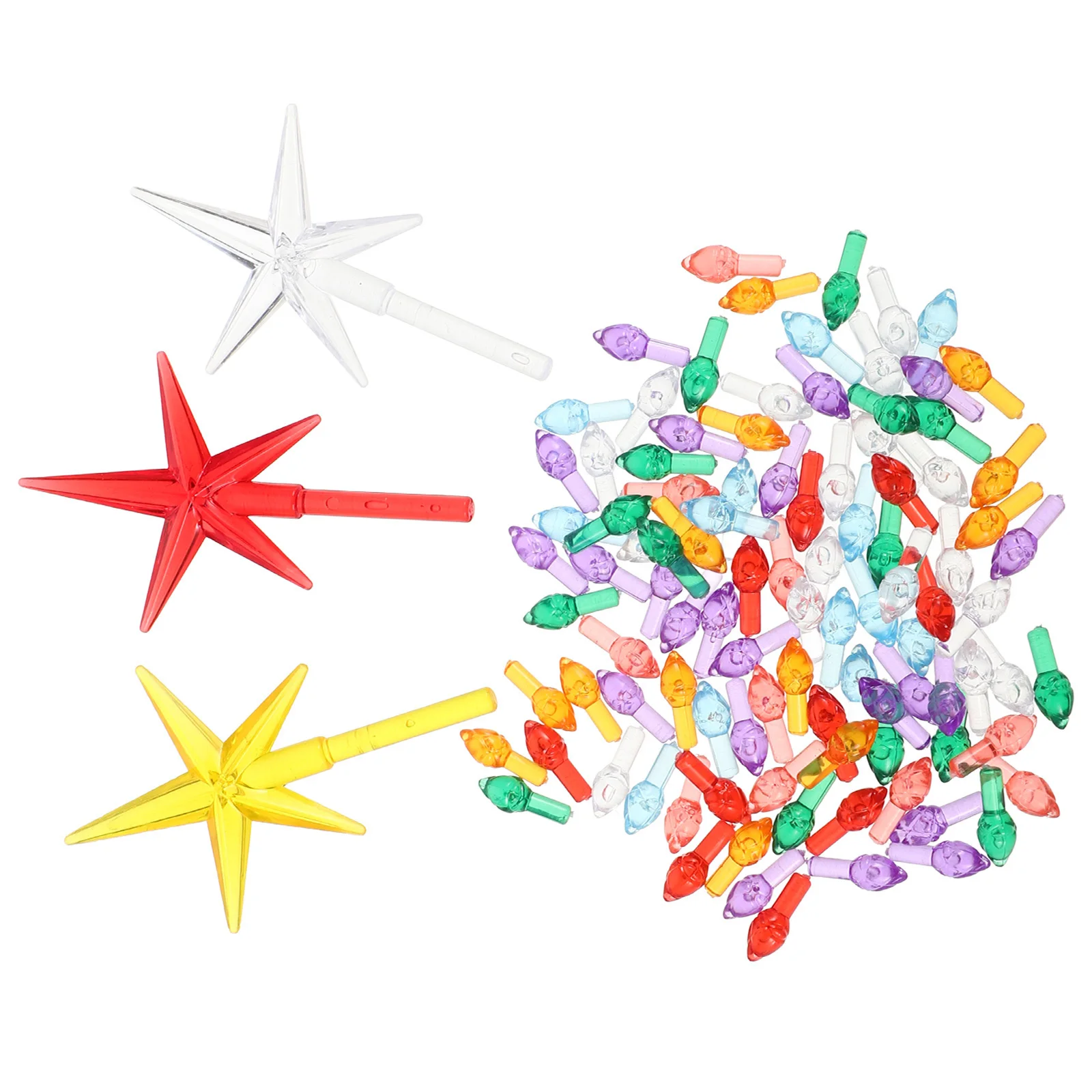 103Pcs Ceramic Christmas Tree Replacement Lights Multicolor Shape Bulbs Twists Ornaments Accessories Festive
103Pcs Ceramic Christmas Tree Replacement Lights Multicolor Shape Bulbs Twists Ornaments Accessories Festive