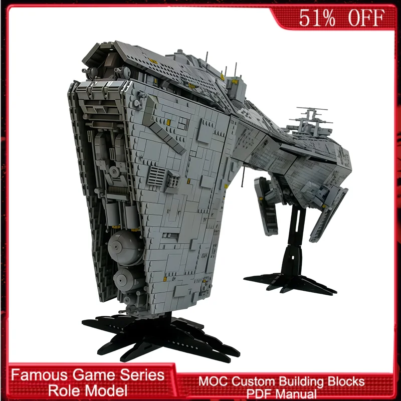 9037 PCS Warplane Sci-Fi Imperial-Style Escort Frigate MOC Customize Modular Building Block Creative DIY Boys Toy Birthday Gift
9037 PCS Warplane Sci-Fi Imperial-Style Escort Frigate MOC Customize Modular Building Block Creative DIY Boys Toy Birthday Gift