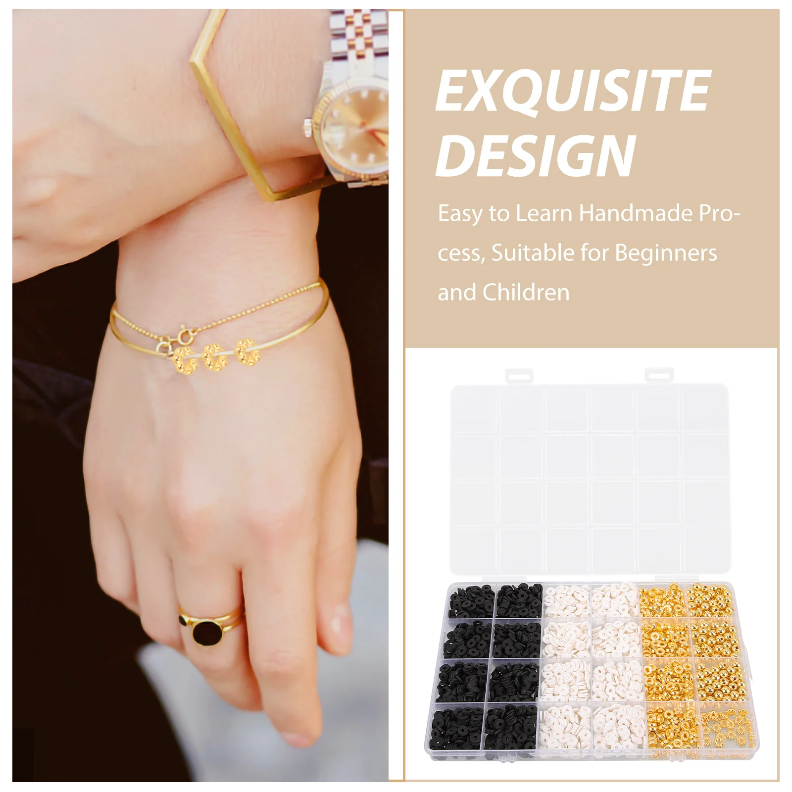 Box Jewelry Making Beads Handcraft Colorful Loose Spacer Beads DIY Bracelet Necklace Earrings Jewelry Accessories
Box Jewelry Making Beads Handcraft Colorful Loose Spacer Beads DIY Bracelet Necklace Earrings Jewelry Accessories