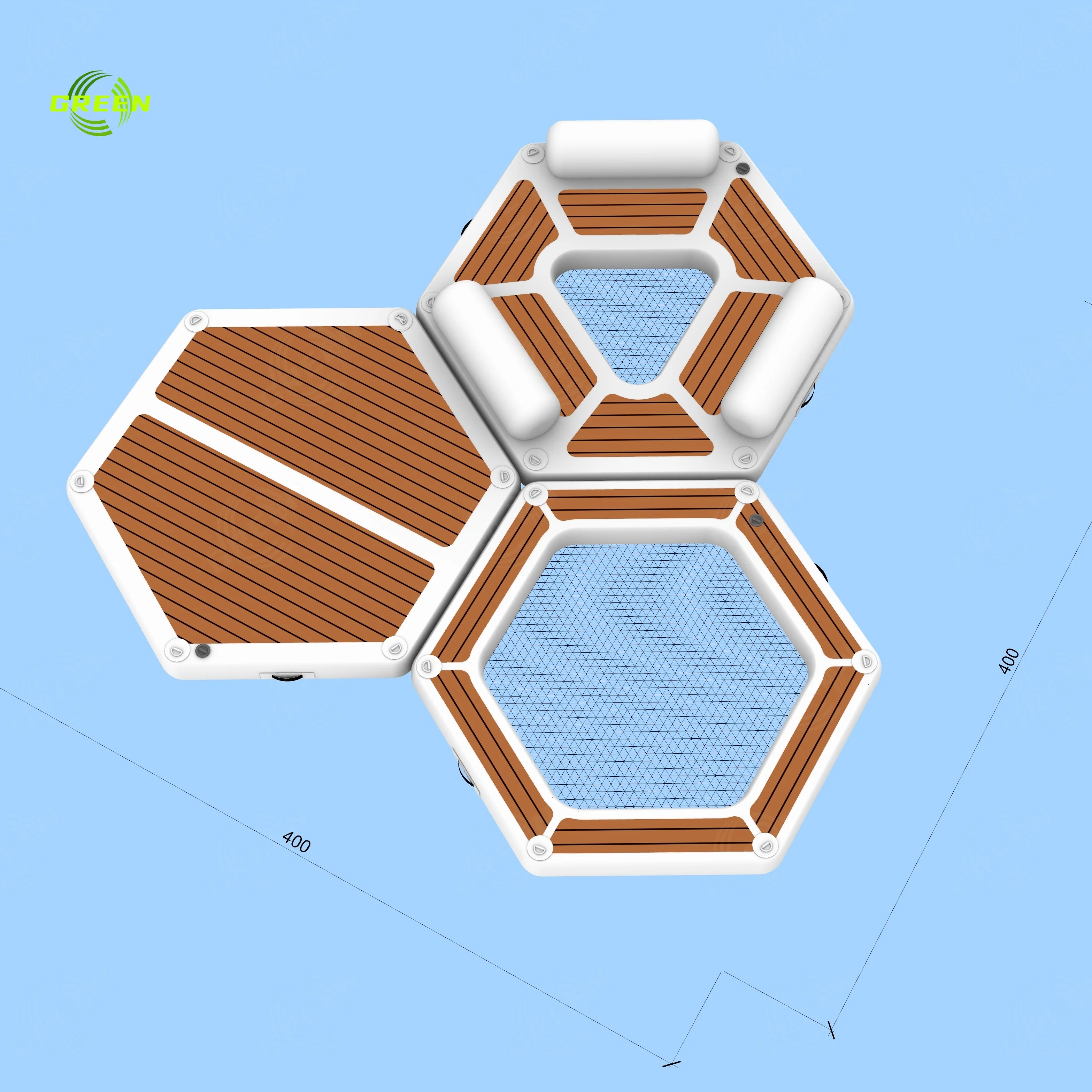 Ocean Yacht Dock Inflatable Floating Platform Swimming Pool Round Pool Float Island Folded Hangout Water Hammock With Net
Ocean Yacht Dock Inflatable Floating Platform Swimming Pool Round Pool Float Island Folded Hangout Water Hammock With Net