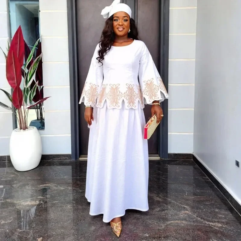 African Dashiki Outfits for Women 2 PCS Set plus Size Ankara Gown Wedding Party Dresses Suits Tops And Skirts S2025
African Dashiki Outfits for Women 2 PCS Set plus Size Ankara Gown Wedding Party Dresses Suits Tops And Skirts S2025