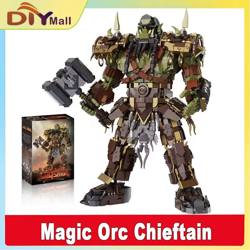 Фигурка MOC Orc Thrall, строительные блоки, древняя модель этнического вождя, кирпичи монстра, сборка игрушек «сделай сам» для мальчиков, рождественский подарочный набор
Фигурка MOC Orc Thrall, строительные блоки, древняя модель этнического вождя, кирпичи монстра, сборка игрушек «сделай сам» для мальчиков, рождественский подарочный набор
