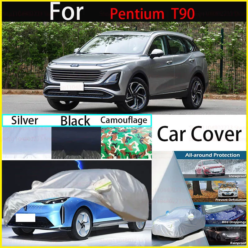 Всесезонный автомобильный чехолПыленепроницаемый, снегозащитный и устойчивый к ультрафиолетовому излучению водонепроницаемый автомобильный чехол для Pentium T90 Автомобильные аксессуары
Всесезонный автомобильный чехолПыленепроницаемый, снегозащитный и устойчивый к ультрафиолетовому излучению водонепроницаемый автомобильный чехол для Pentium T90 Автомобильные аксессуары