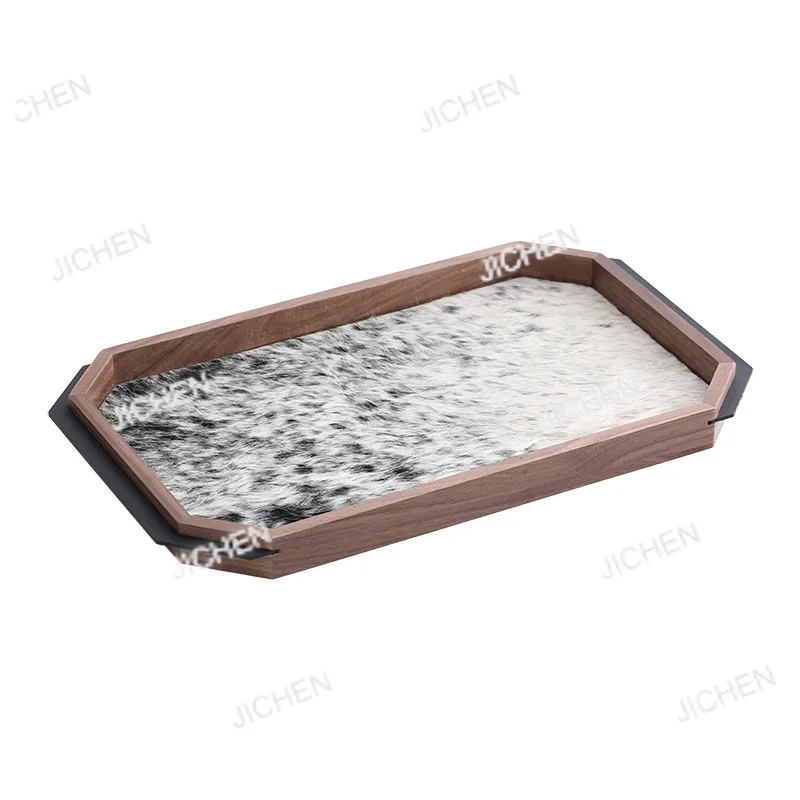 Легкий роскошный поднос из орехового дерева и кожи с отделкой из конского волоса для дома, гостиной, тумбы под телевизор, декоративный поднос-органайзер
Легкий роскошный поднос из орехового дерева и кожи с отделкой из конского волоса для дома, гостиной, тумбы под телевизор, декоративный поднос-органайзер