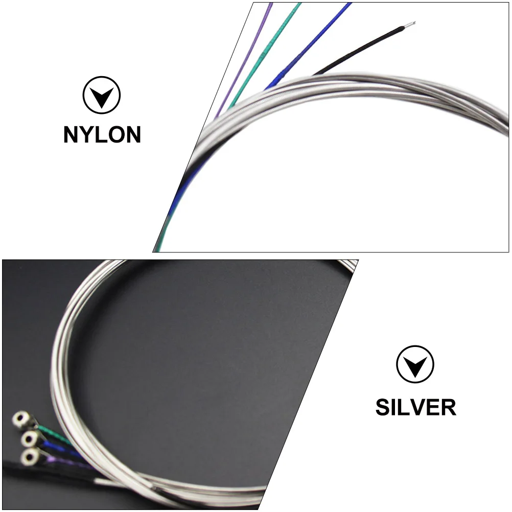 4pcs Cello Strings Stainless Steel Nickel Silver Replacement Violoncello Accessories Strong Durable Musical Instrument
4pcs Cello Strings Stainless Steel Nickel Silver Replacement Violoncello Accessories Strong Durable Musical Instrument