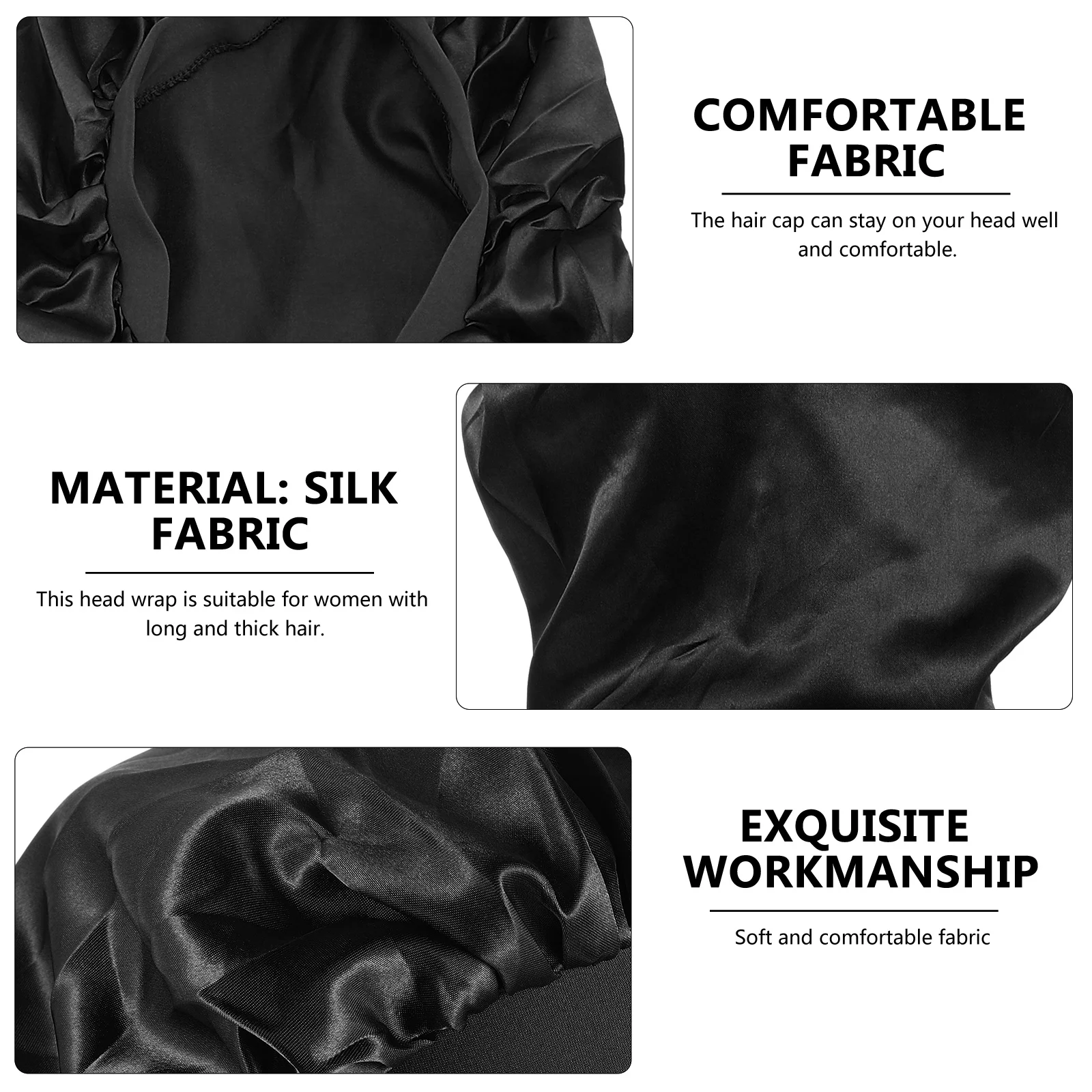 3 шт., длинная шапка с хвостом, изысканное качество изготовления, удобная шапка для сна для женщин с густыми волосами, стильная веревка для волос, украшения для головы
3 шт., длинная шапка с хвостом, изысканное качество изготовления, удобная шапка для сна для женщин с густыми волосами, стильная веревка для волос, украшения для головы