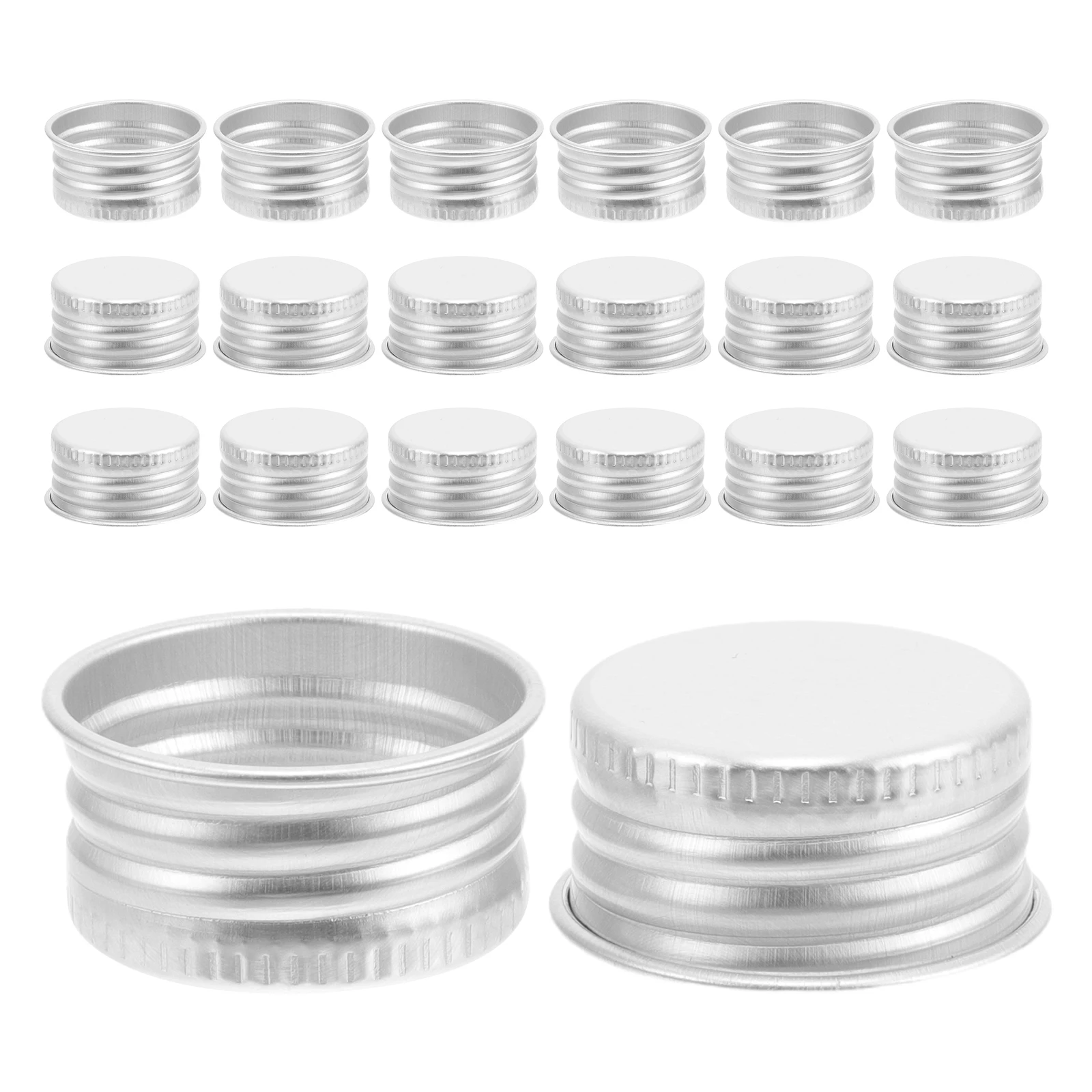 50pcs Leakproof Threaded Caps Silver Aluminum 24mm Screw Top Lids for Glass Bottles Travel Containers Liquid Storage
50pcs Leakproof Threaded Caps Silver Aluminum 24mm Screw Top Lids for Glass Bottles Travel Containers Liquid Storage