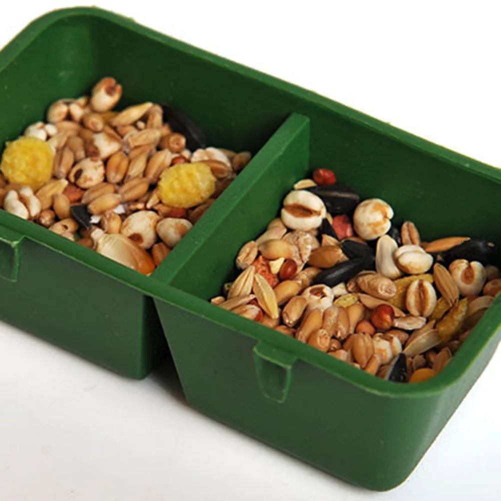 10Pcs Double Trough Plastic Bowl Birds Food Feeder Cage Feeder for Parrots Budgies Small Birds Pet Double Trough Bowl
10Pcs Double Trough Plastic Bowl Birds Food Feeder Cage Feeder for Parrots Budgies Small Birds Pet Double Trough Bowl