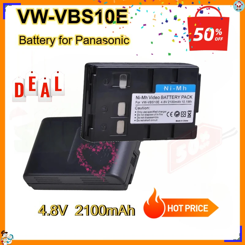 New VW-VBS10E VW-VBS10 Rechargeable Camera Battery for HHR-V211 VSB0200 P-V211 VW-VBS10E for Panasonic NV-X100 NV-VX9 NV-VX7A
New VW-VBS10E VW-VBS10 Rechargeable Camera Battery for HHR-V211 VSB0200 P-V211 VW-VBS10E for Panasonic NV-X100 NV-VX9 NV-VX7A
