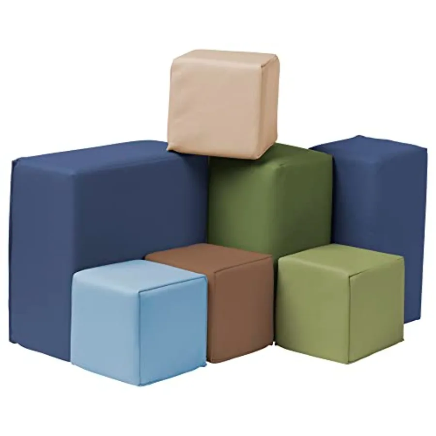 Toddler foam building blocks for indoor play, eco-friendly foam material, earthtone color palette, lightweight and safe 7-piece
Toddler foam building blocks for indoor play, eco-friendly foam material, earthtone color palette, lightweight and safe 7-piece