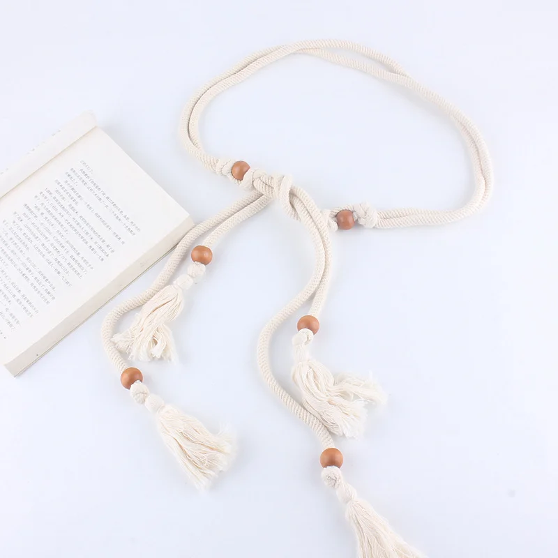 Literary Weave Cotton Linen Rope Wait Belts for Women's Decorative Dress Long Corset Strap Vintage Pants Shirt Accessories
Literary Weave Cotton Linen Rope Wait Belts for Women's Decorative Dress Long Corset Strap Vintage Pants Shirt Accessories