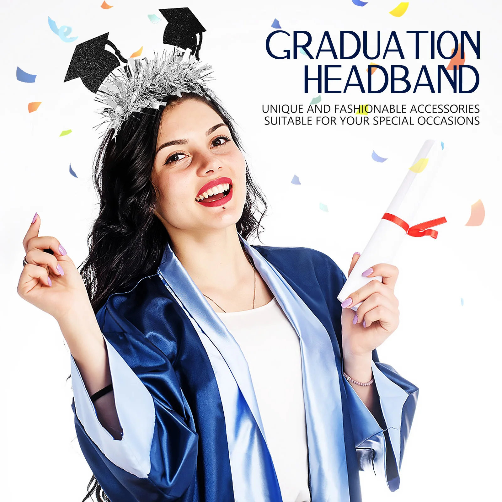6 pcs Party Headband Cap Headband Lightweight Comfortable Felt Material Party Hairhoop Student Celebration Decor
6 pcs Party Headband Cap Headband Lightweight Comfortable Felt Material Party Hairhoop Student Celebration Decor