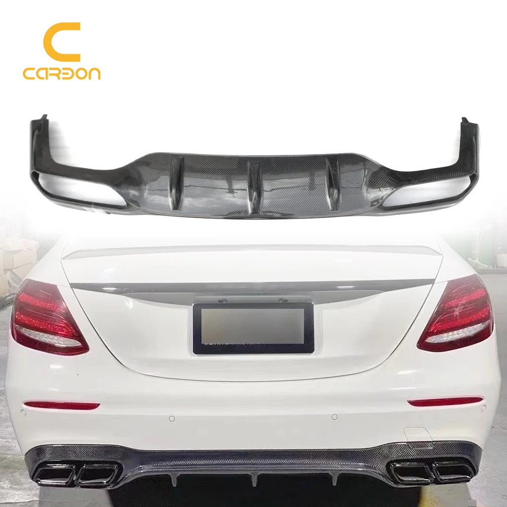Carbon Fiber Car Rear Lip Spoiler Rear Bumper Diffuser For Mercedes-Benz W213 E63 AMG Protector Cover Splitter
Carbon Fiber Car Rear Lip Spoiler Rear Bumper Diffuser For Mercedes-Benz W213 E63 AMG Protector Cover Splitter