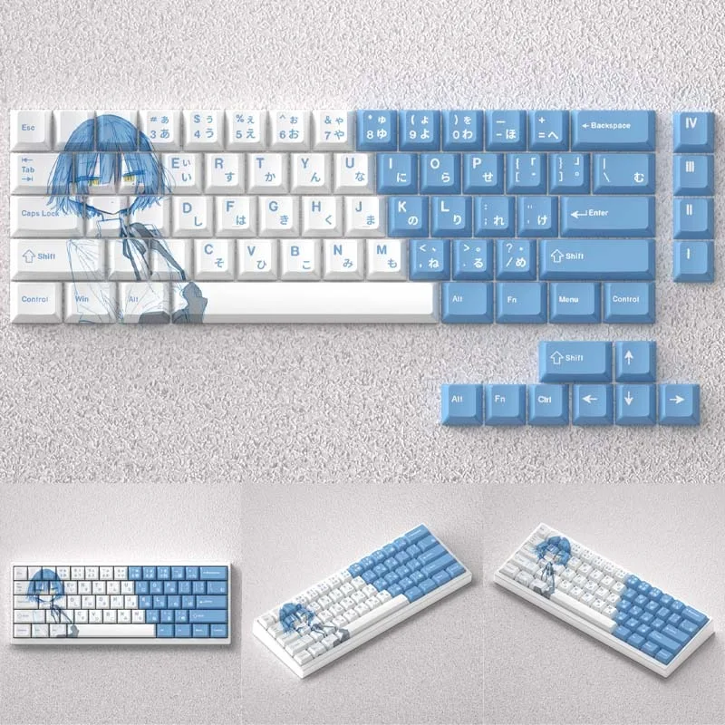 73PCS BOCCHI THE ROCK PBT Keycaps Mechanical Game Keyboard Five-sided Thermal Sublimation for 60 65 68 Keyboard Keycap Gifts New
73PCS BOCCHI THE ROCK PBT Keycaps Mechanical Game Keyboard Five-sided Thermal Sublimation for 60 65 68 Keyboard Keycap Gifts New
