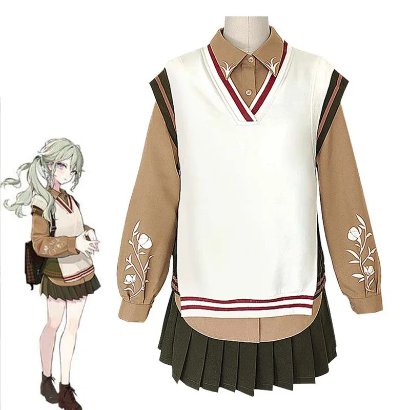 Kusanagi Nene Cosplay Dress Vest Game Project Sekai Colorful Stage Cosplay Costumes Cut Party Uniforms Casual Wear
Kusanagi Nene Cosplay Dress Vest Game Project Sekai Colorful Stage Cosplay Costumes Cut Party Uniforms Casual Wear