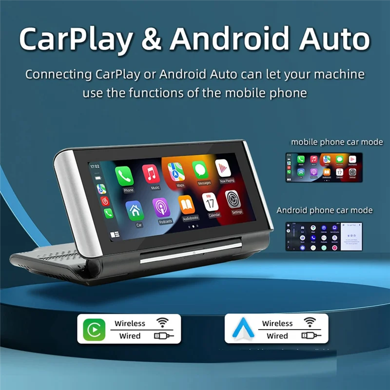 6.86Inch Car Portable Adjustable Flip Screen Car Wireless Carplay Android Auto Touch Navigation Screen Easy Install Easy To Use
6.86Inch Car Portable Adjustable Flip Screen Car Wireless Carplay Android Auto Touch Navigation Screen Easy Install Easy To Use
