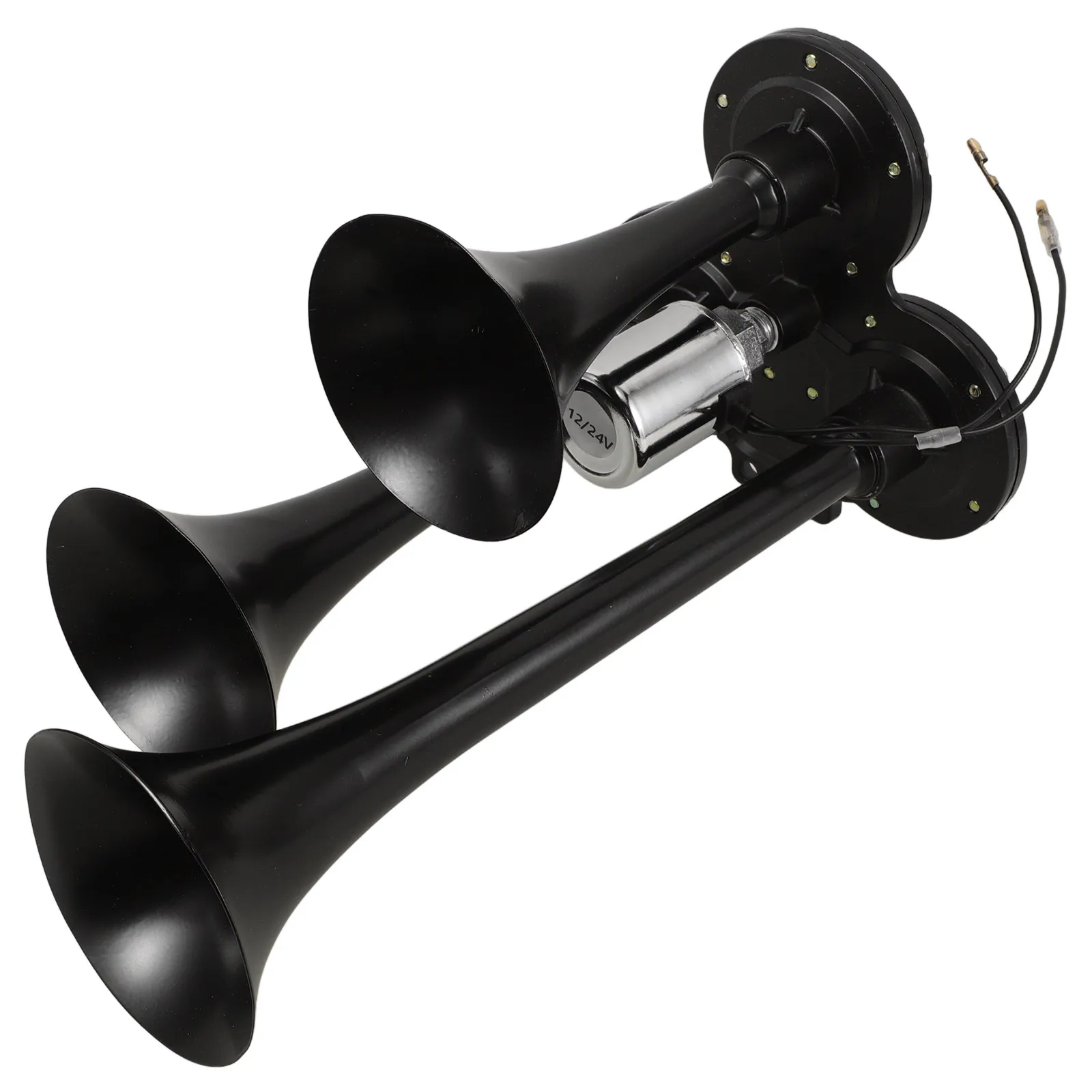 Loud Triple Trumpet Air Horn for Trucks 12V 24V Compatible Train Horn Kit Crisp Sound Powerful Spl Super Loud for Semi Pickups
Loud Triple Trumpet Air Horn for Trucks 12V 24V Compatible Train Horn Kit Crisp Sound Powerful Spl Super Loud for Semi Pickups
