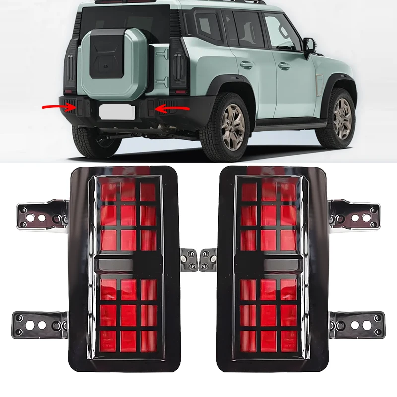 Задний бампер для Chery Jetour Traveler T2: противотуманная фара, фонарь заднего хода, стоп-сигнал, сигнальная лампа, автомобильные аксессуары
Задний бампер для Chery Jetour Traveler T2: противотуманная фара, фонарь заднего хода, стоп-сигнал, сигнальная лампа, автомобильные аксессуары