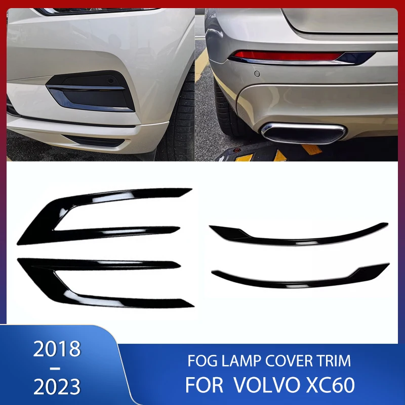 Car Front Rear Bumper Fog Light Lamp Cover Trim Black decoration Sticker Frame For Volvo XC60 2018 2019 2020 2021 2022 2023
Car Front Rear Bumper Fog Light Lamp Cover Trim Black decoration Sticker Frame For Volvo XC60 2018 2019 2020 2021 2022 2023