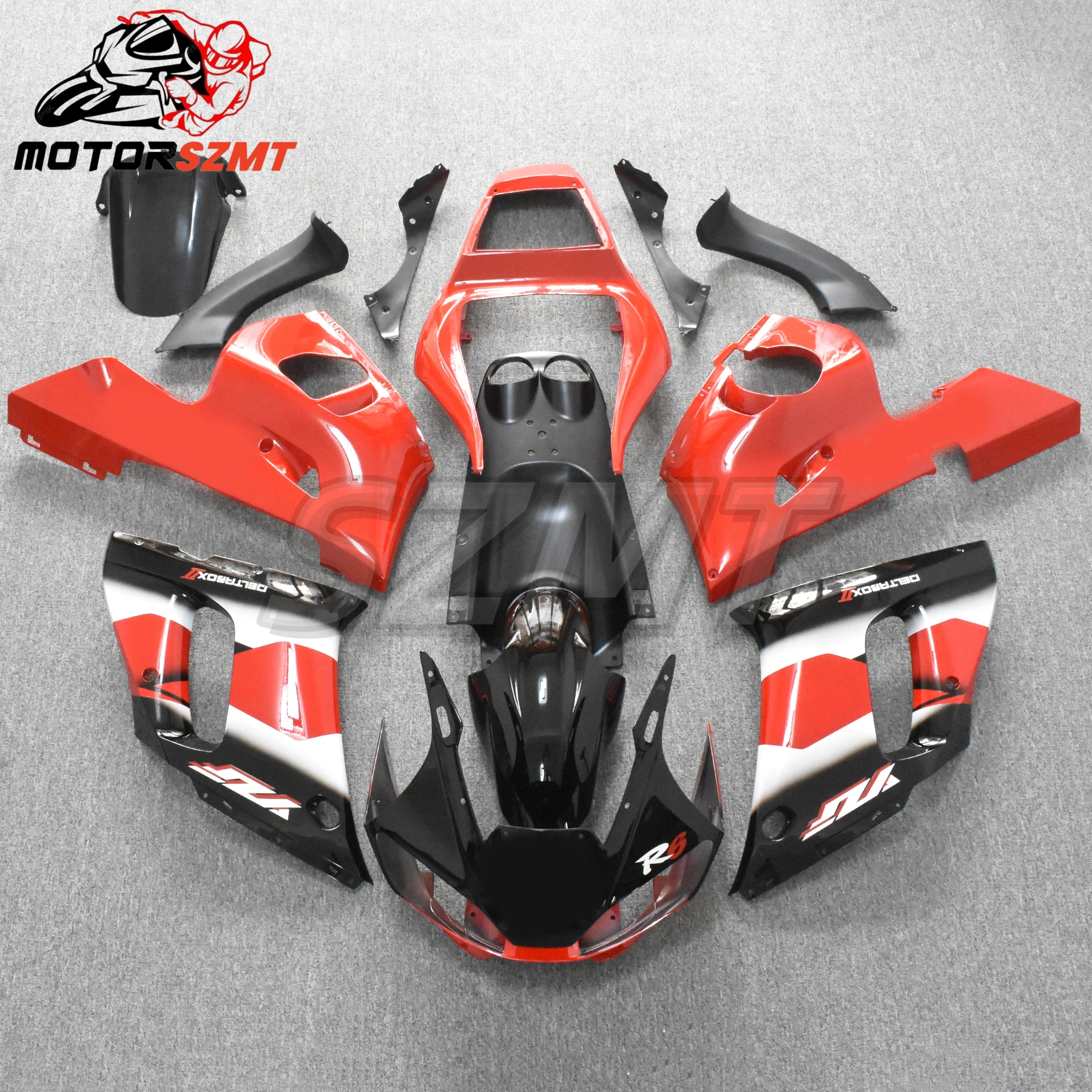Fairings kit for YAMAHA YZFR6 1998 1999 2000 2001 2002 YZF R6 98-02 ABS Plastic Injection Motorcycle Aftermarket Parts Shell
Fairings kit for YAMAHA YZFR6 1998 1999 2000 2001 2002 YZF R6 98-02 ABS Plastic Injection Motorcycle Aftermarket Parts Shell