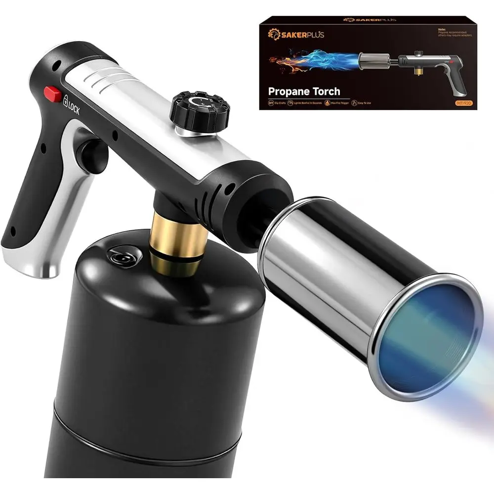 Adjustable Flame Propane Torch for Grilling, Cooking, and DIY Projects (Tank Not Included)
Adjustable Flame Propane Torch for Grilling, Cooking, and DIY Projects (Tank Not Included)