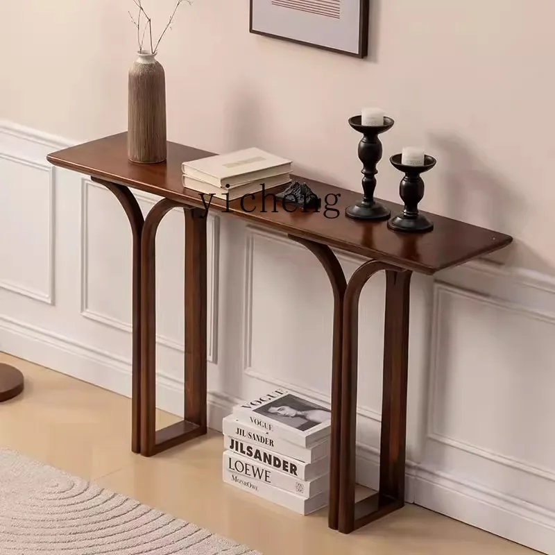 LX case solid wood decorative table simple modern entrance table end view table
LX case solid wood decorative table simple modern entrance table end view table