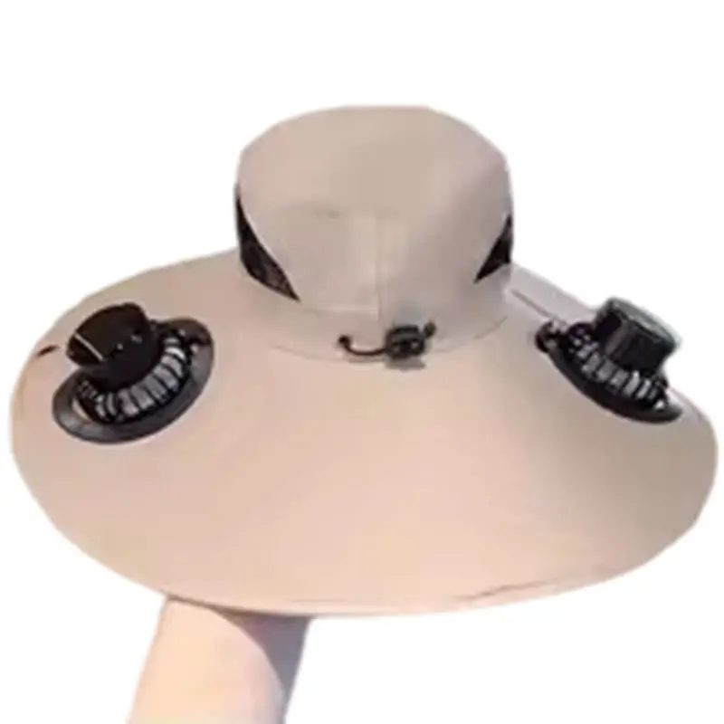 ABLB-Wide Brim Solar Fan Hat Sun Protection With Dual Power (Solar USB) Adjustable Outdoor Beach Hike Fishing Hat Khaki
ABLB-Wide Brim Solar Fan Hat Sun Protection With Dual Power (Solar USB) Adjustable Outdoor Beach Hike Fishing Hat Khaki
