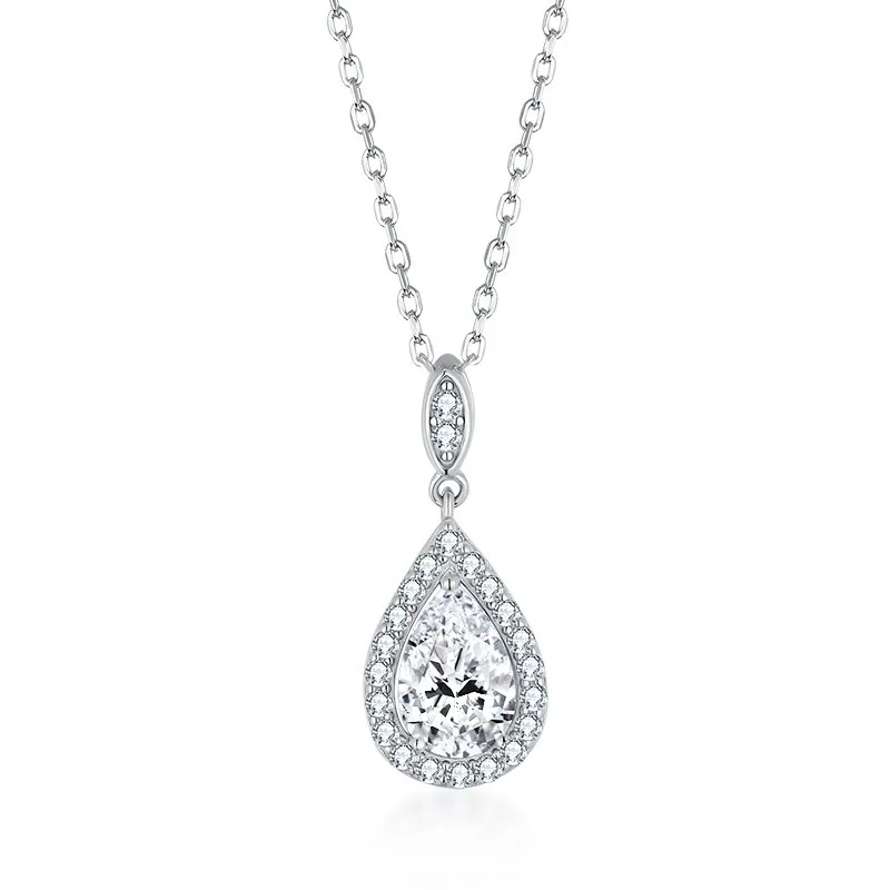 KEEP YES 6*9mm 1.5ct Water Drop Moissanite Pendant Necklace for Women 925 Sterling Silver Plated 18K Gold with GRA Fine Jewelry
KEEP YES 6*9mm 1.5ct Water Drop Moissanite Pendant Necklace for Women 925 Sterling Silver Plated 18K Gold with GRA Fine Jewelry
