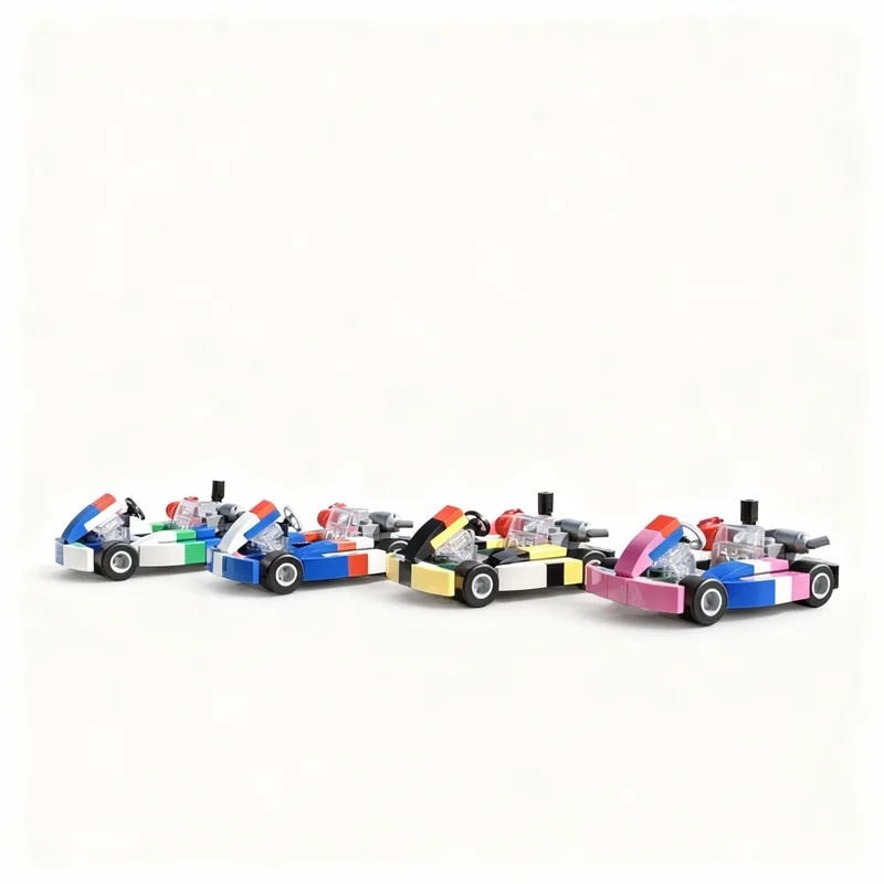 288PCS MOC Creative Model Go Karts Building Block Collectible Display DIY Brick Gift Decoration Collection Showcase Assembly
288PCS MOC Creative Model Go Karts Building Block Collectible Display DIY Brick Gift Decoration Collection Showcase Assembly