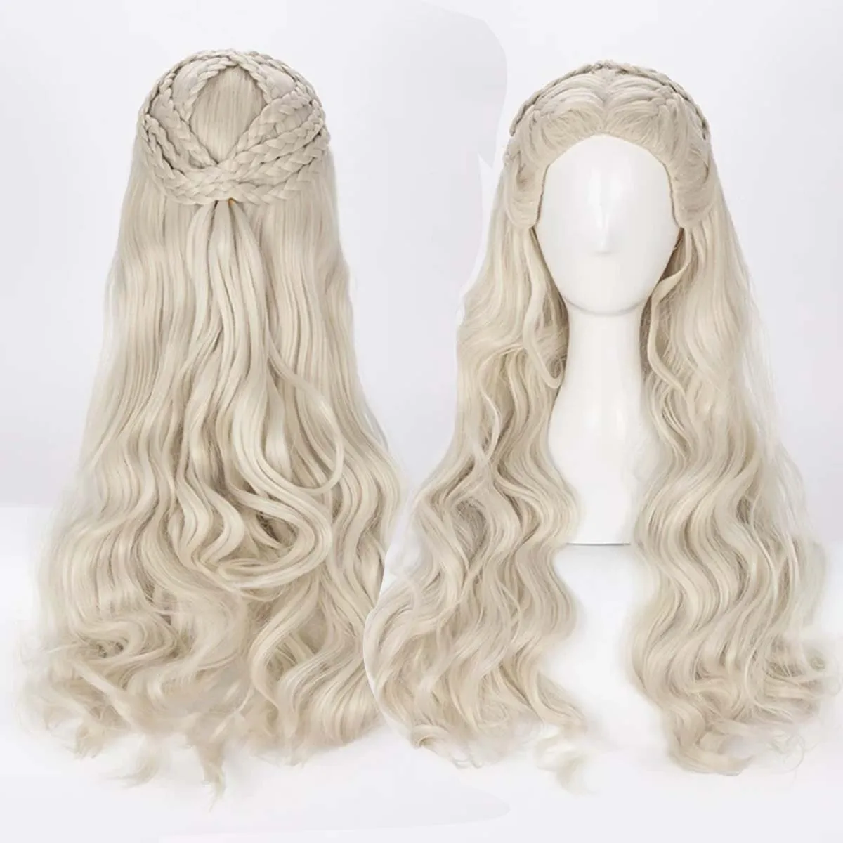 Women Daenerys Targaryen Cosplay Long Wavy Heat Resistant Synthetic Hair Wig With Wig Cap
Women Daenerys Targaryen Cosplay Long Wavy Heat Resistant Synthetic Hair Wig With Wig Cap