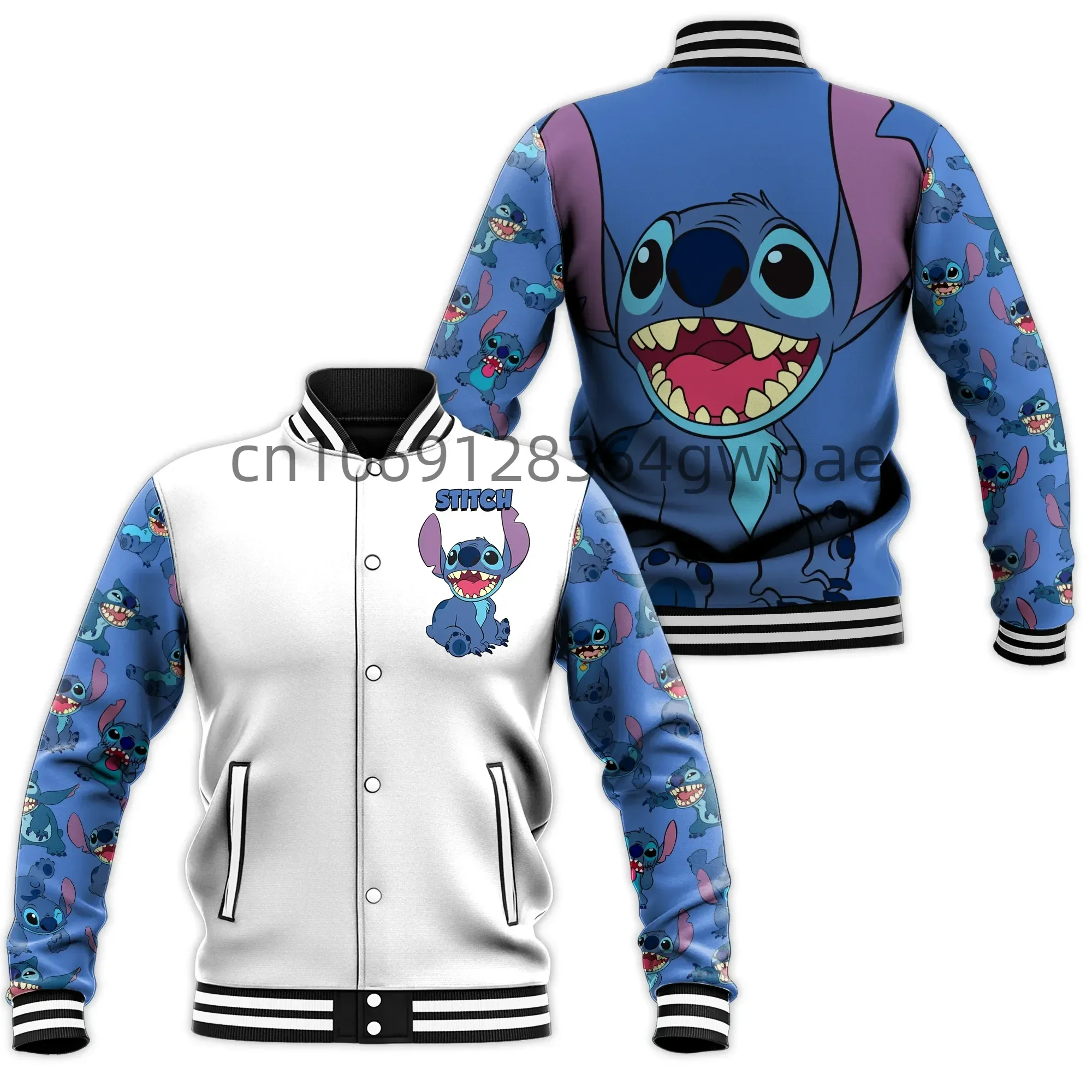Disney Stitch Baseball Jacket Men's Womens Disney Casual Sweatshirt Hip Hop Harajuku Jacket Streetwear Loose Varsity Coat Hoodie
Disney Stitch Baseball Jacket Men's Womens Disney Casual Sweatshirt Hip Hop Harajuku Jacket Streetwear Loose Varsity Coat Hoodie