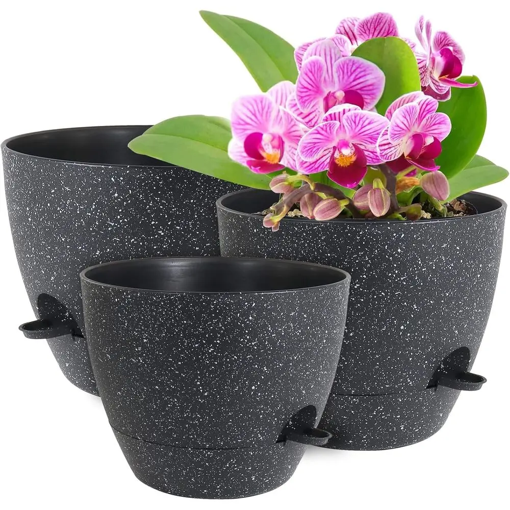 WSMKSZ 12/10/9 inch Large Sel Watering Pots, Planter, Plant Pots with Mesh Drainage Holes or Indoor Outdoor Garden Plants, Plast
WSMKSZ 12/10/9 inch Large Sel Watering Pots, Planter, Plant Pots with Mesh Drainage Holes or Indoor Outdoor Garden Plants, Plast