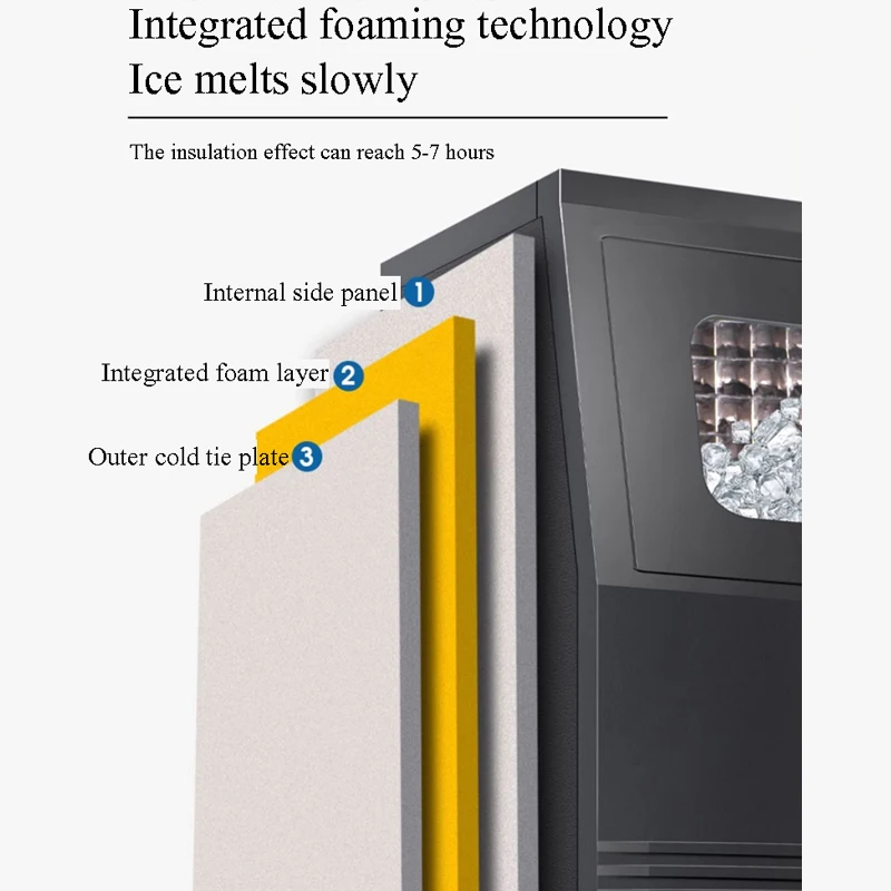 PBOBP Commercial Ice Maker, Under Counter Machine Cubes Plate, Commercial Machine For Restaurant Bar Cafe 40kg/day
PBOBP Commercial Ice Maker, Under Counter Machine Cubes Plate, Commercial Machine For Restaurant Bar Cafe 40kg/day