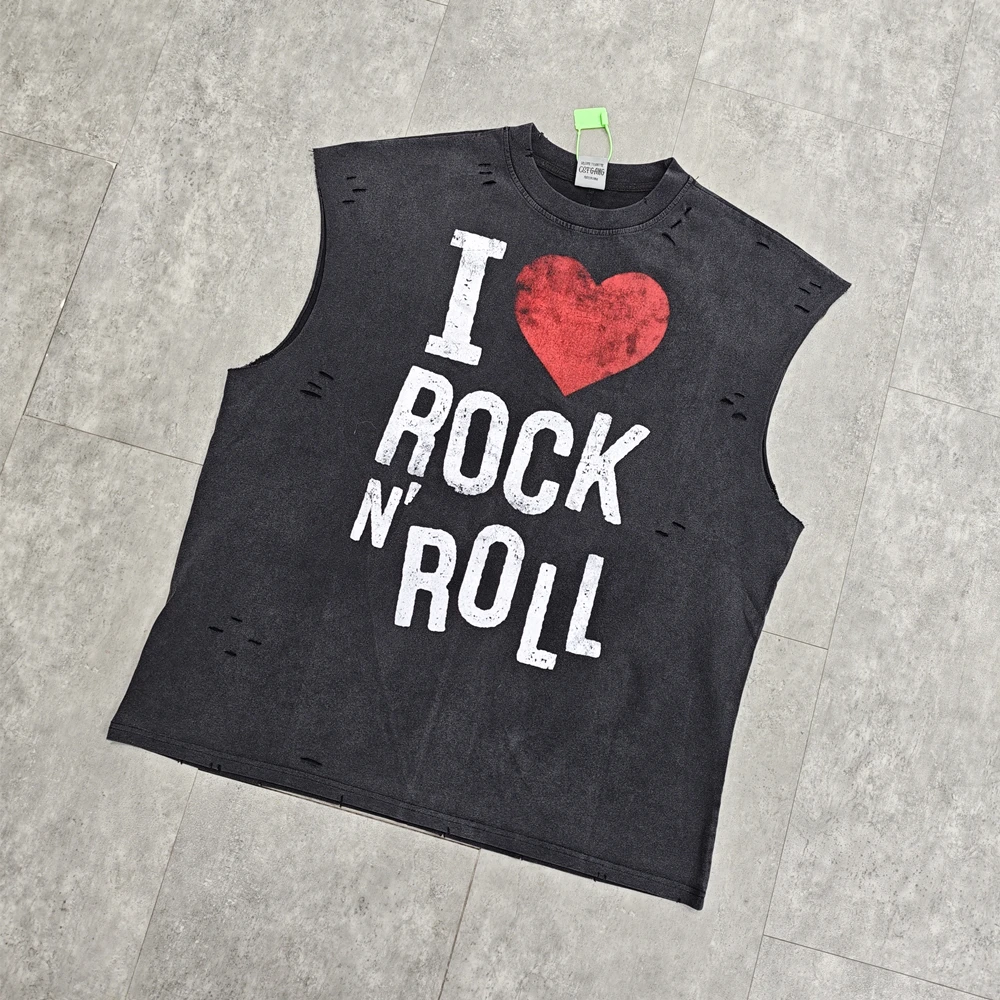 Yao888 Streetwear Oversize Vintage Sleeveless Men Tops Tank Cotton Washed Old Graphics Print Fashion Vest For Men Unisex
Yao888 Streetwear Oversize Vintage Sleeveless Men Tops Tank Cotton Washed Old Graphics Print Fashion Vest For Men Unisex