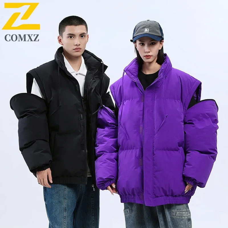 COMXZ Мужская куртка для хлеба, современная классическая приталенная ветрозащитная толстая куртка для кемпинга, зимняя подкладка, уличная одежда, легкое пальто-парка
COMXZ Мужская куртка для хлеба, современная классическая приталенная ветрозащитная толстая куртка для кемпинга, зимняя подкладка, уличная одежда, легкое пальто-парка