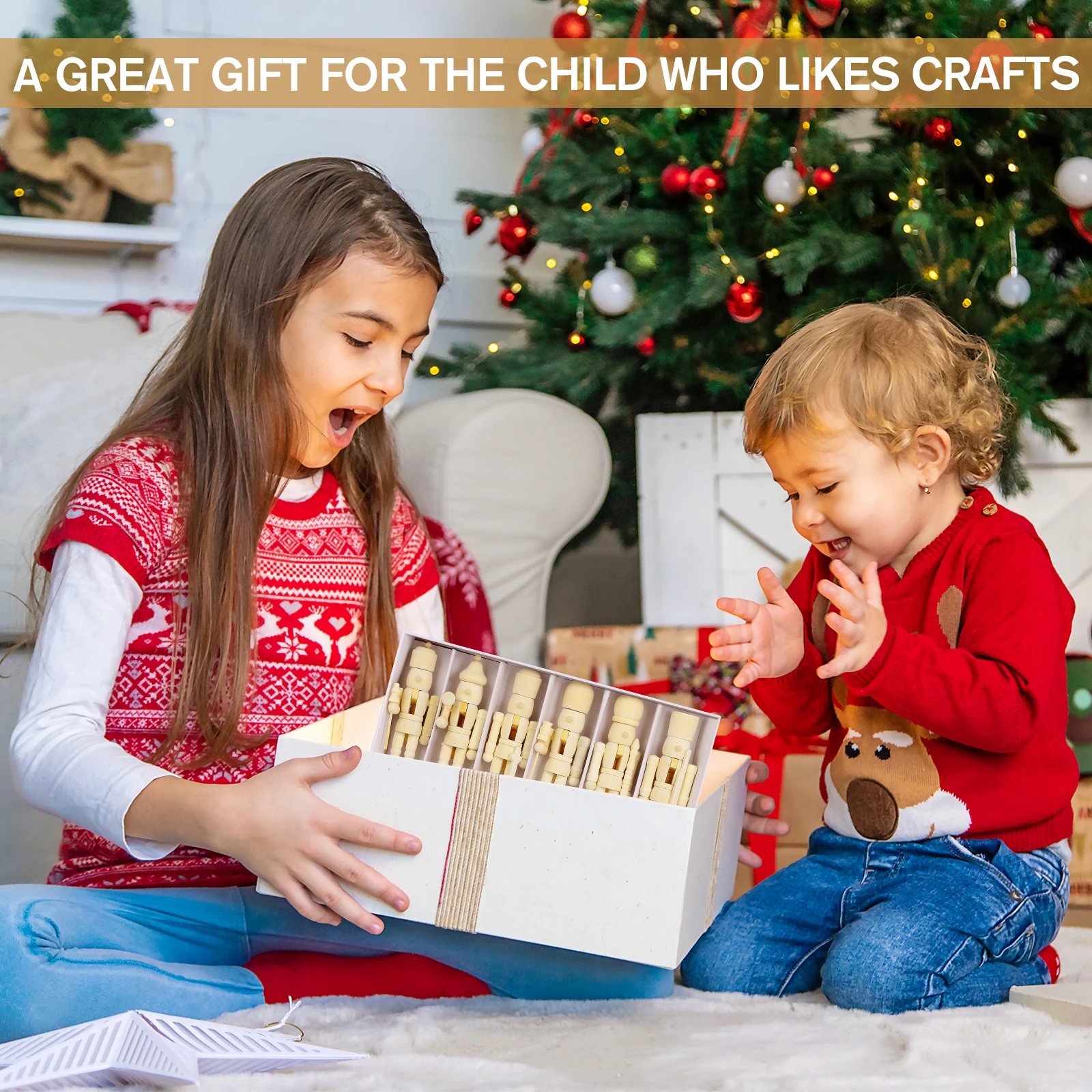 12pcs Unfinished Wooden Nutcracker Decorative Ornaments DIY Christmas Home Decoration Mini Woodcraft Festival Kids Craft 
12pcs Unfinished Wooden Nutcracker Decorative Ornaments DIY Christmas Home Decoration Mini Woodcraft Festival Kids Craft