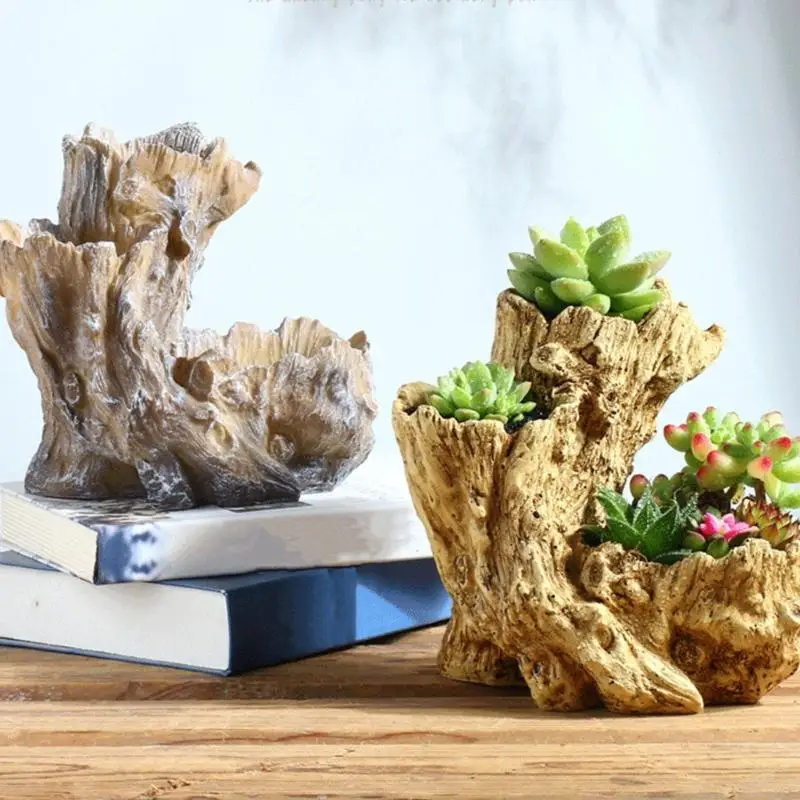 XX9B Vintage Succulent Pots Imitation Tree Root Desktop Ornament Plant Container for Indoor and Outdoor Gardening
XX9B Vintage Succulent Pots Imitation Tree Root Desktop Ornament Plant Container for Indoor and Outdoor Gardening